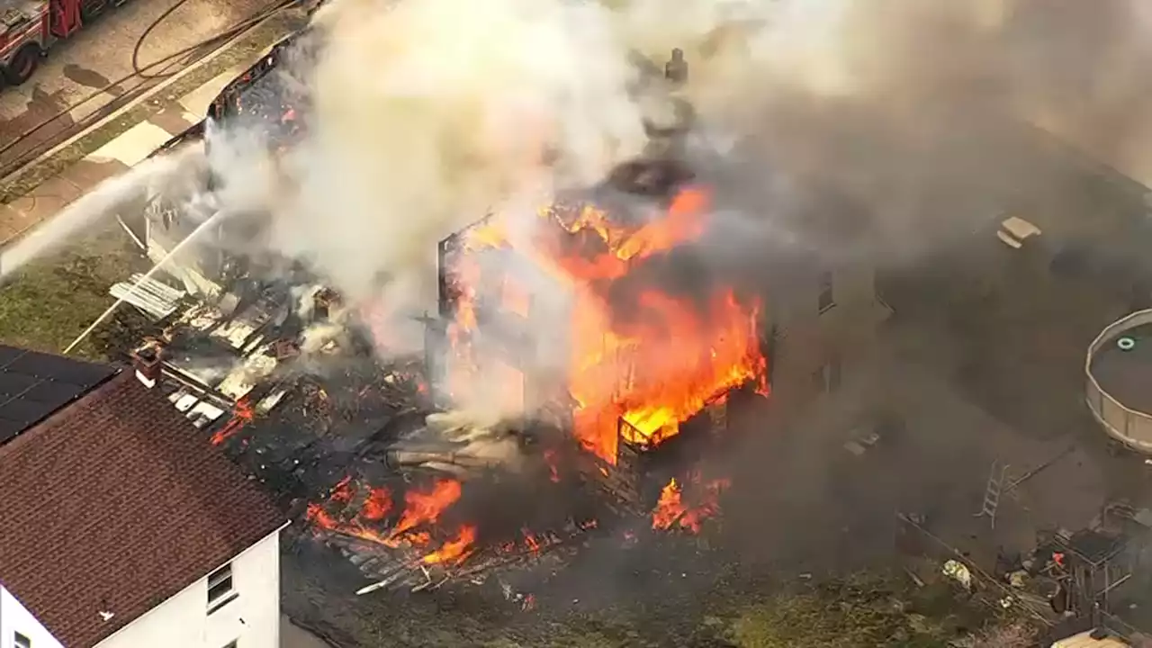 Flames Jump From NJ Home, Smoke Seen From Philly