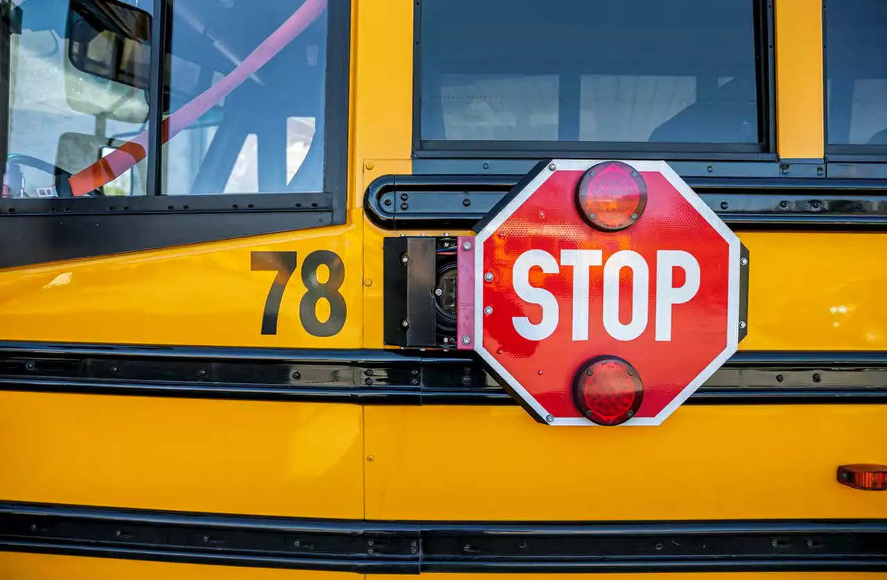 Students sent to hospital after school bus crash in Newark, cops say