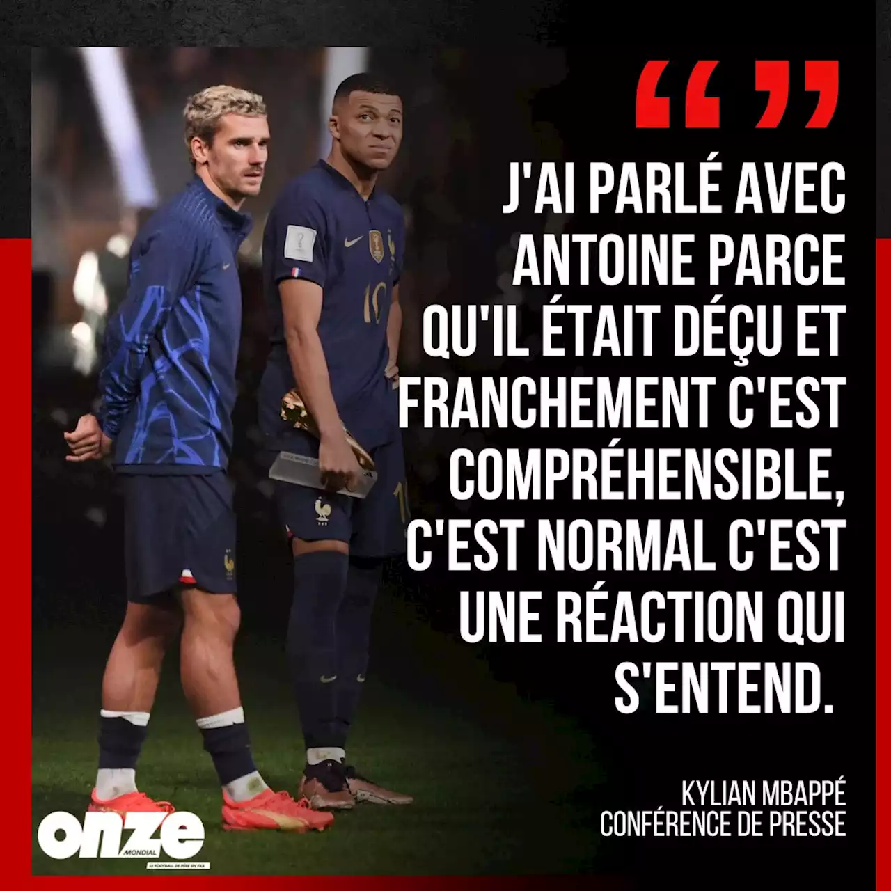 Equipe de France : Mbappé révèle sa discussion cash avec Griezmann sur le brassard