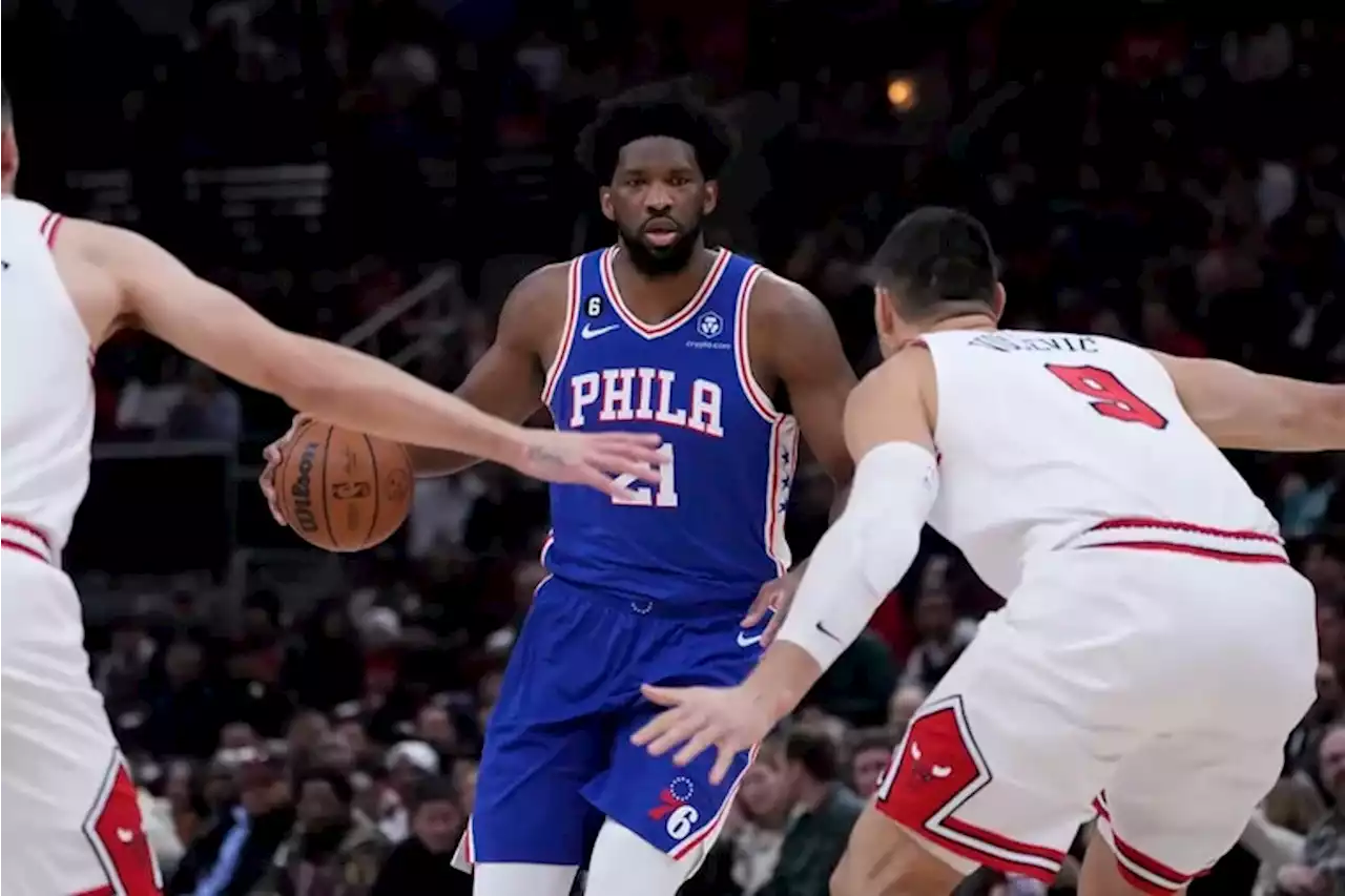 Sixers blow past Chicago Bulls in 116-91 win, but Joel Embiid leaves game with calf tightness