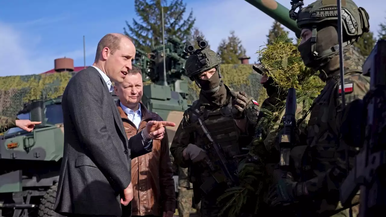 Prince William surprises troops near Ukrainian border