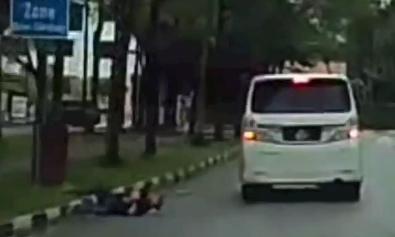 Pedestrian taken to hospital after crossing road and getting knocked down by car in Jurong West