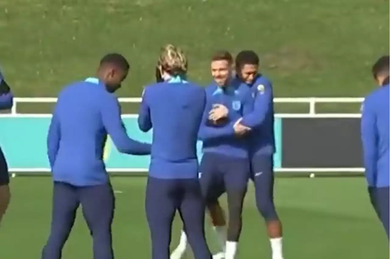 Bellingham and Henderson's bromance during England training gets Liverpool fans excited