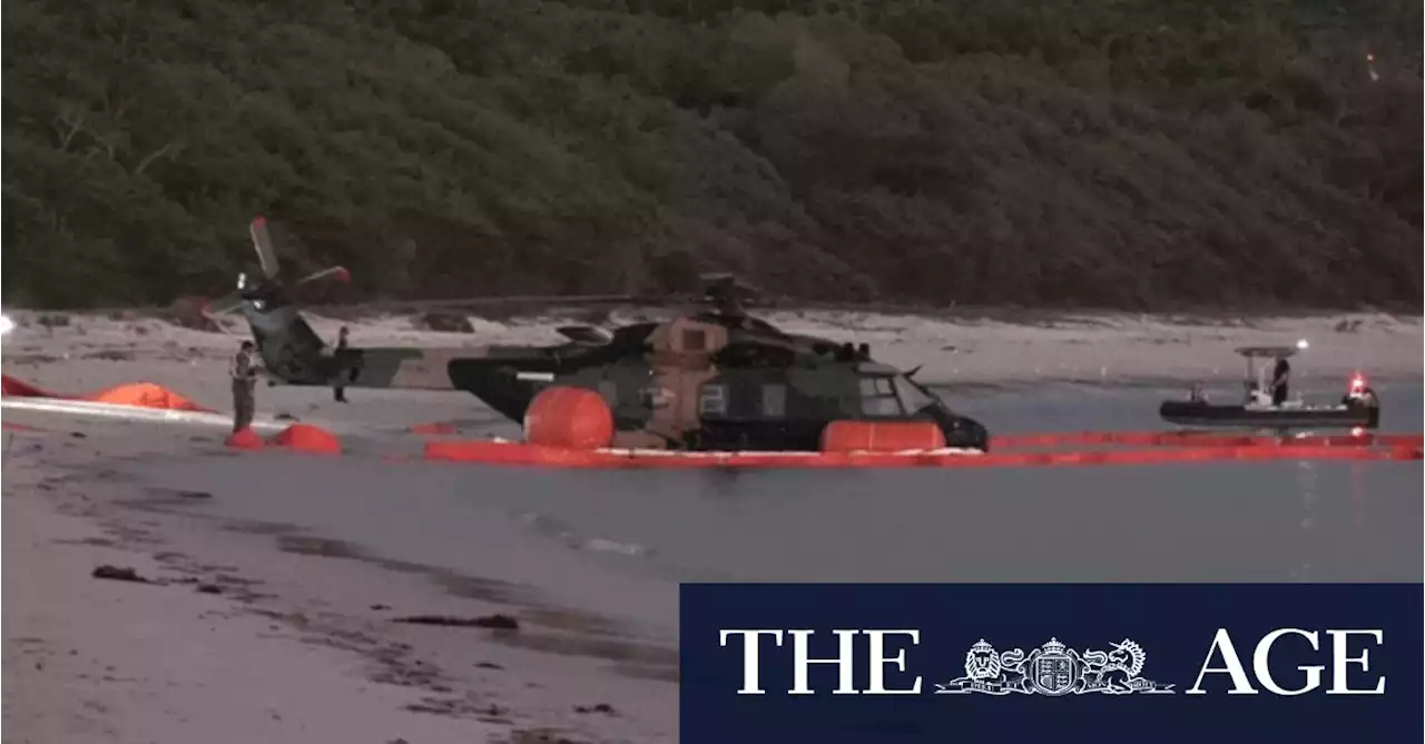 Defence Force helicopter crashes into Jervis Bay during counter-terrorism exercise