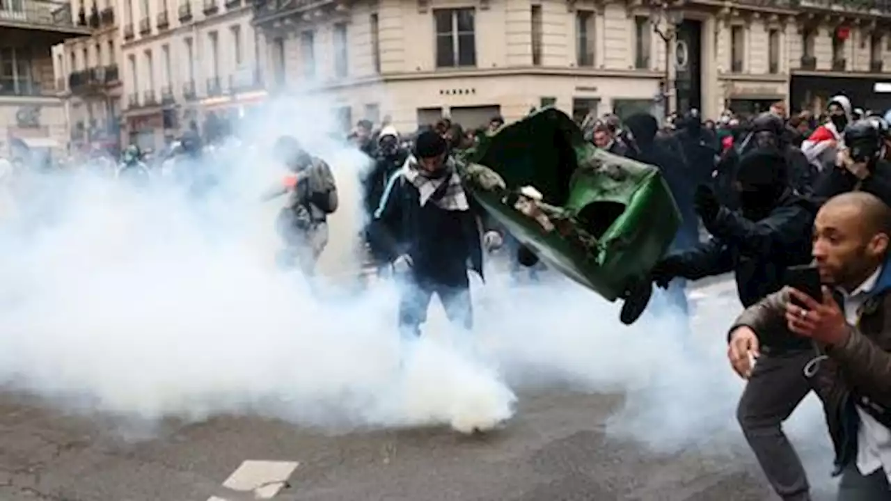 Protests turn violent in France as pensions fury rages against Macron