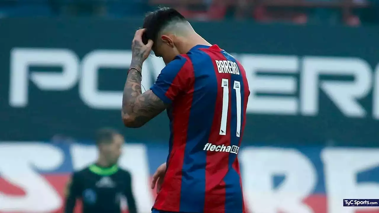 Preocupación en San Lorenzo por Adam Bareiro: qué pasó - TyC Sports