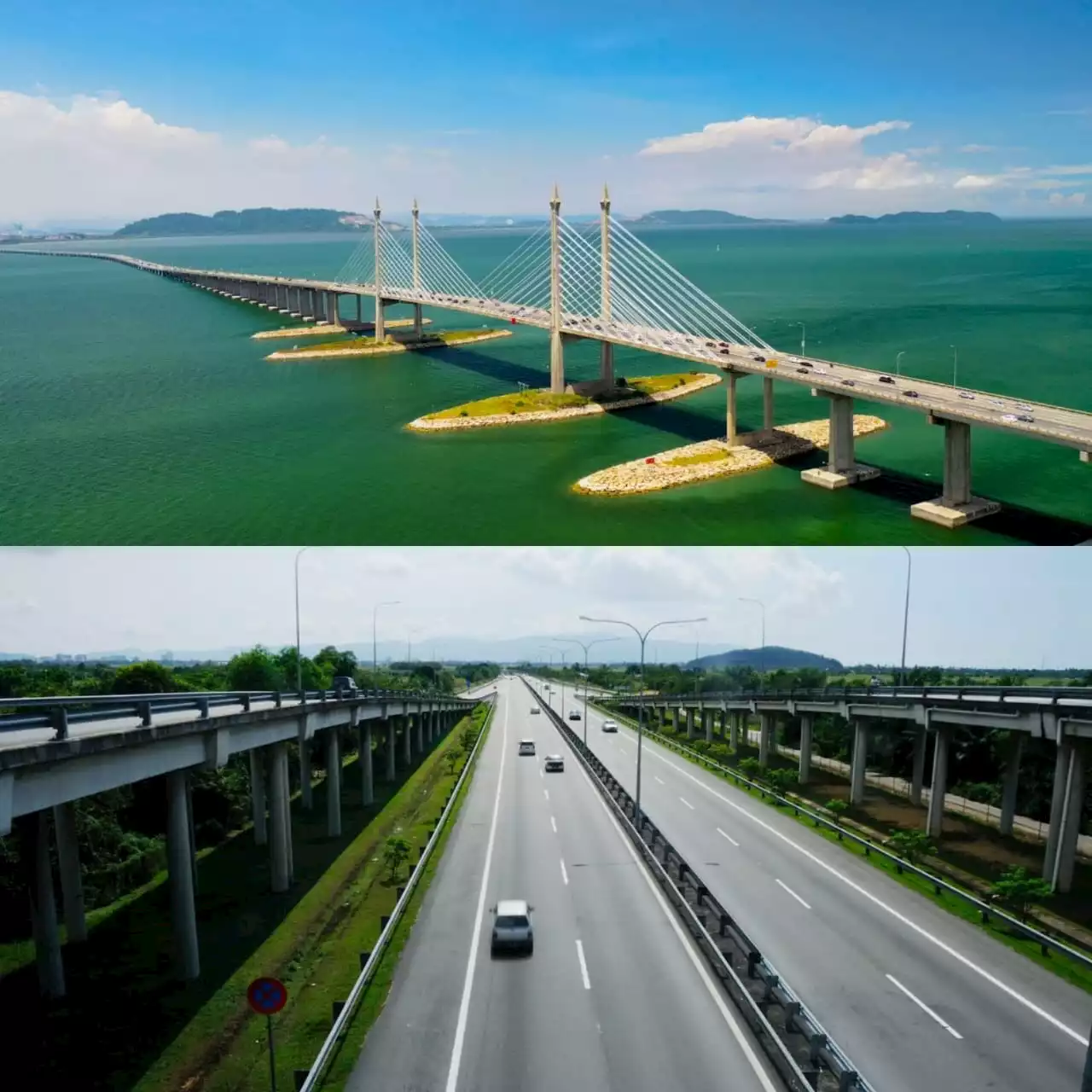 Jambatan Pulau Pinang, BKE antara lokasi pembayaran tol terbuka PLUS