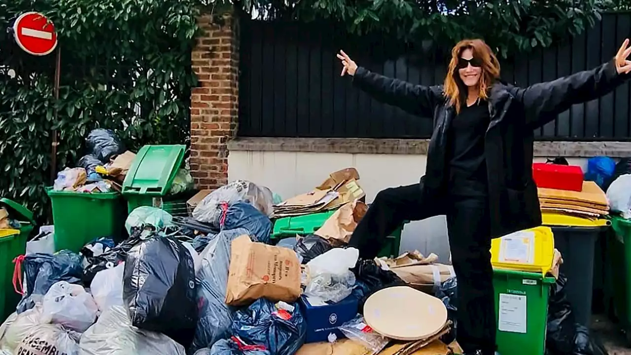 Carla Bruni tra i rifiuti: il post sulla primavera è una frecciatina al sindaco di Parigi