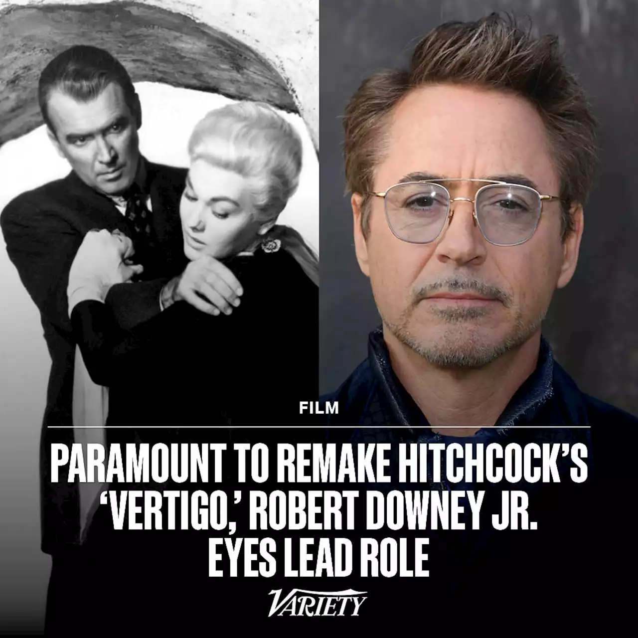 Paramount to Remake Hitchcock’s ‘Vertigo,’ Robert Downey Jr. Eyes Lead Role