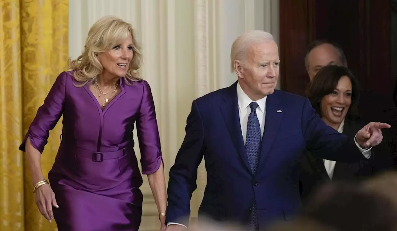 Biden stumbles over wife’s introduction at women’s history event: ‘the first full-time lady’