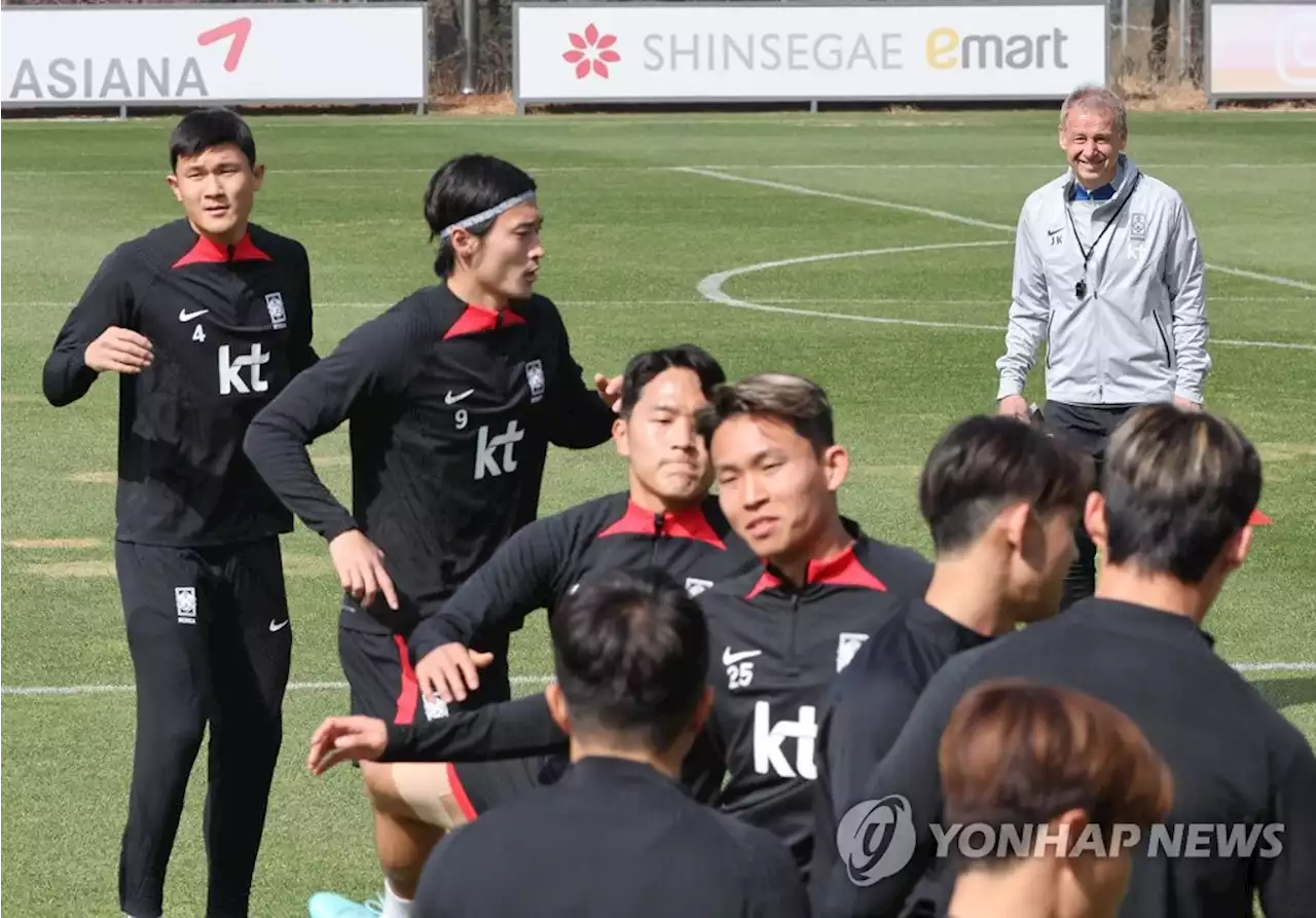 '클린스만호 출항 D-1' 축구 대표팀, 울산서 마지막 훈련 | 연합뉴스