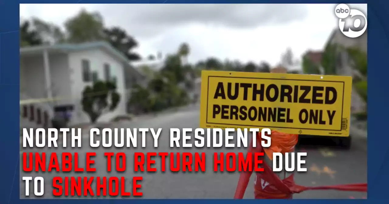 Vista mobile home park residents still unable to return home due to sinkhole