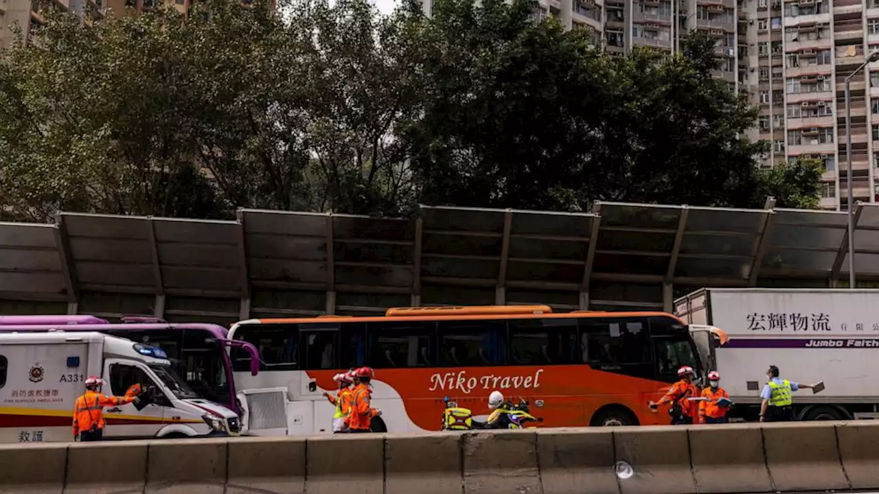 Hong Kong traffic accident leaves 87 people injured