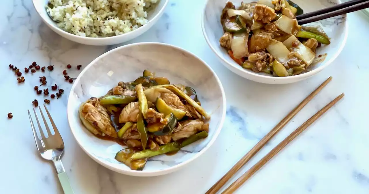 A pantry-forward dish great for weeknights, this chicken stir-fry is packed with heat and flavor