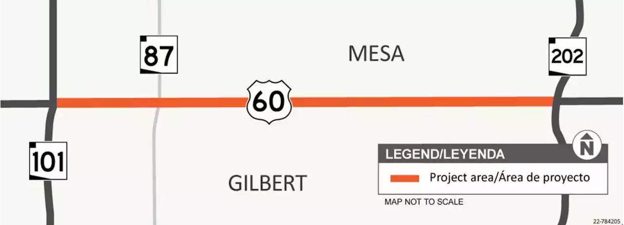 Update: Westbound US 60 weekend closure planned between Loop 202 and Superstition Springs Boulevard March 24-27