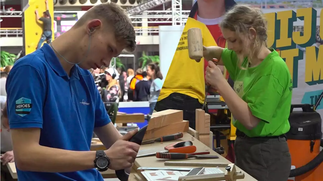 700 mbo-studenten strijden in de Rai om Nederlands kampioen te worden in vakgebied