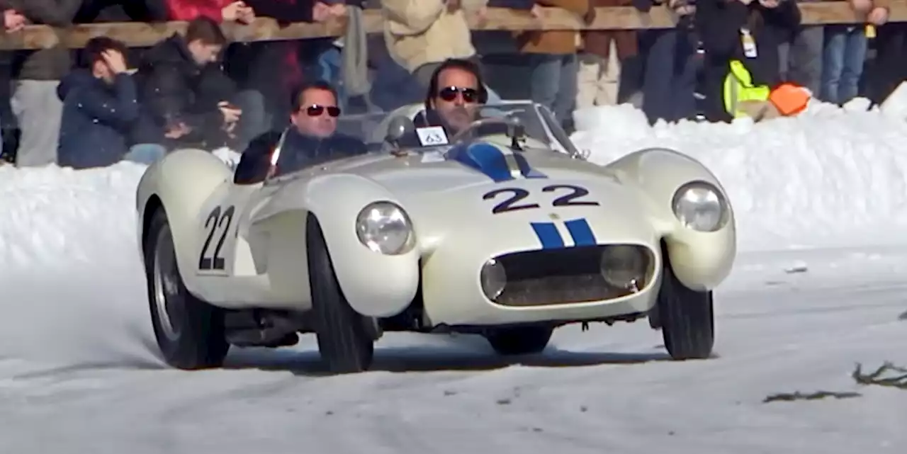 Watch a Guy Drift a $25-Million Ferrari on Ice Like It's No Big Deal