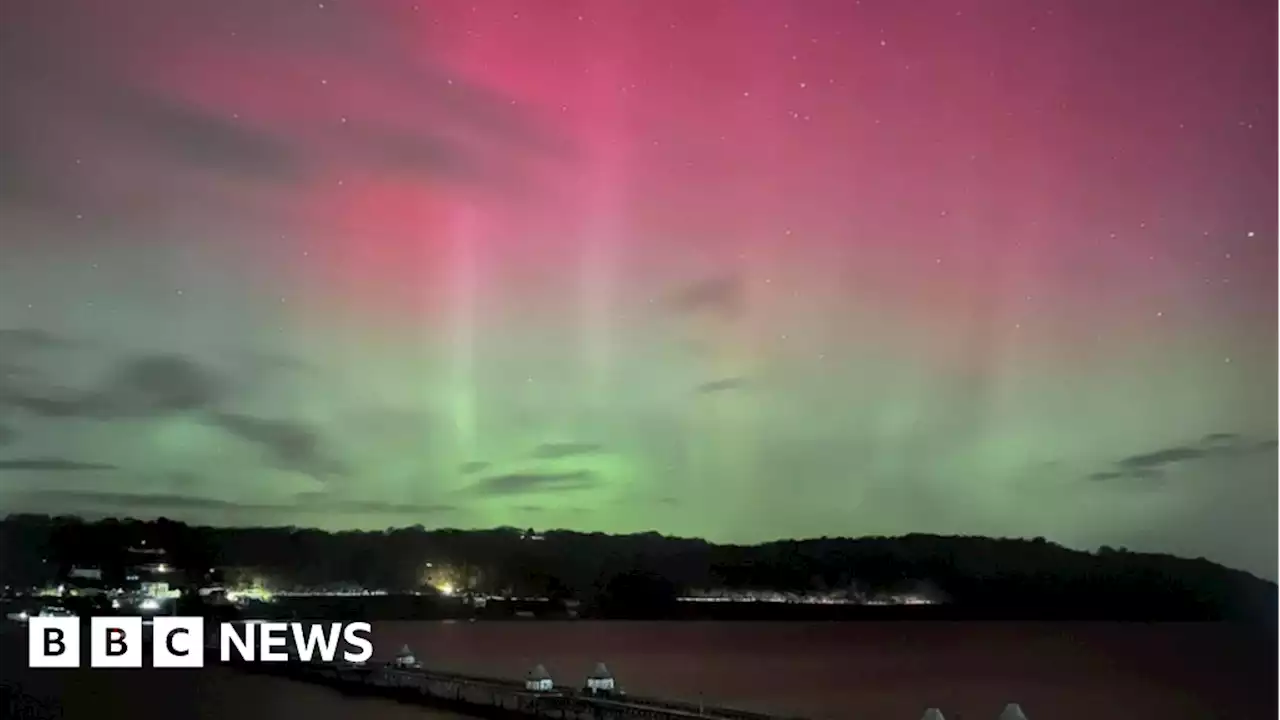 Northern lights visible across Wales in spectacular display