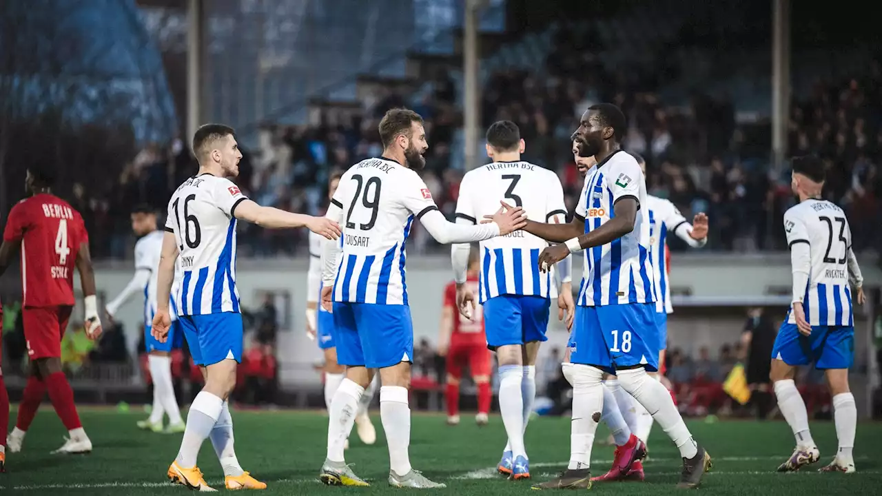 5:1 endet das Benefizspiel zwischen Hertha und dem BAK