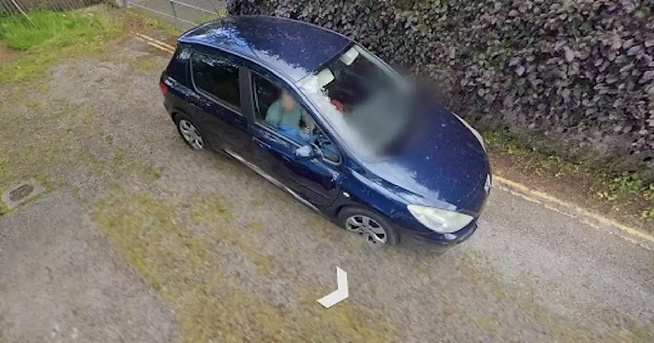 Randy Scots driver caught with trousers down and penis exposed on Google Maps