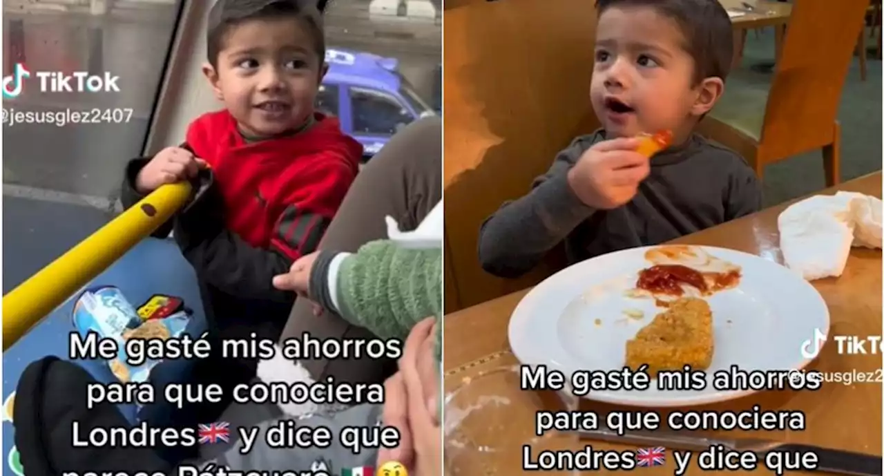 TikTok: Papá lleva a su hijo a Londres y dice que se parece a Pátzcuaro, Michoacán