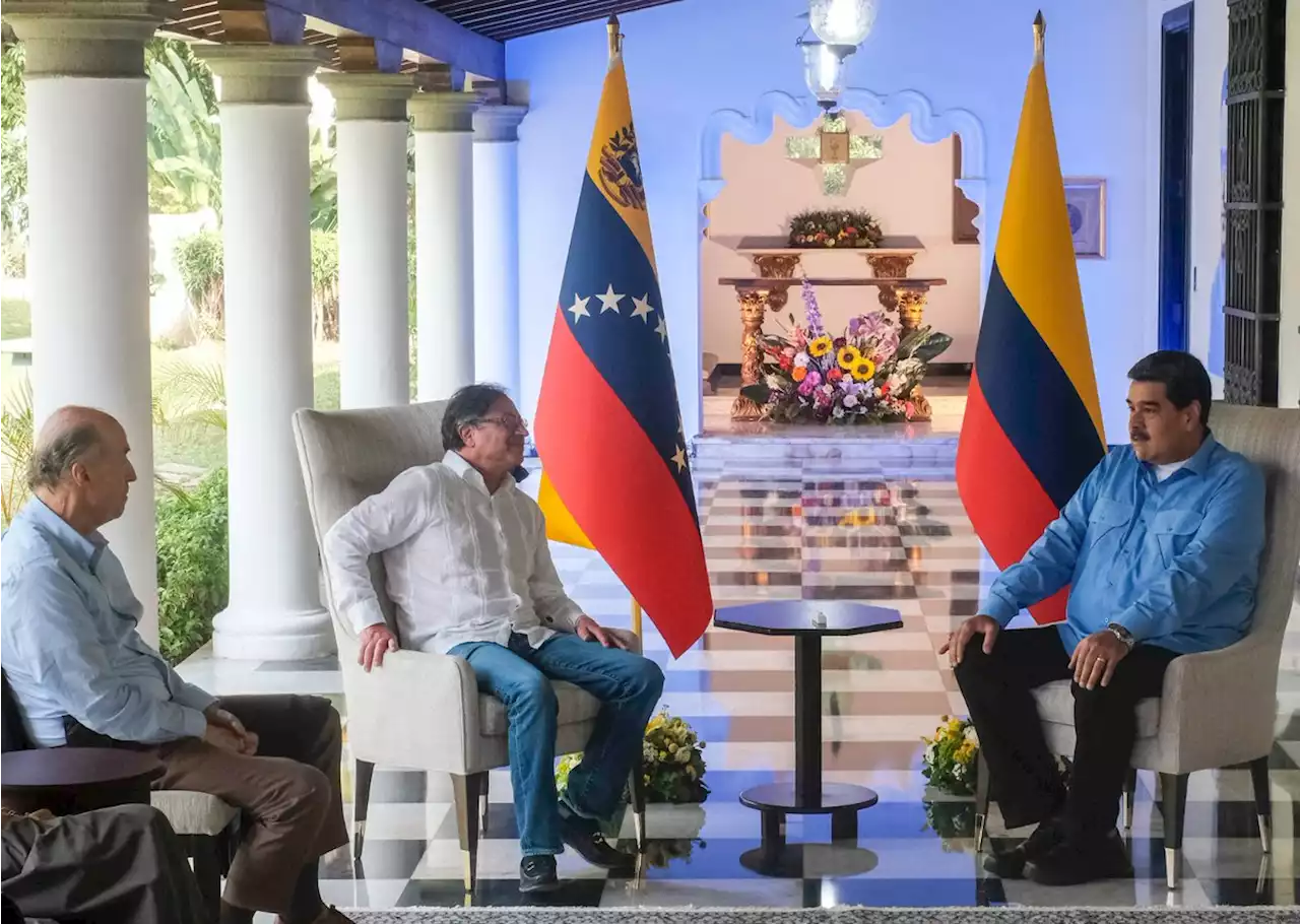 Avanza la reunión entre Gustavo Petro y Nicolás Maduro