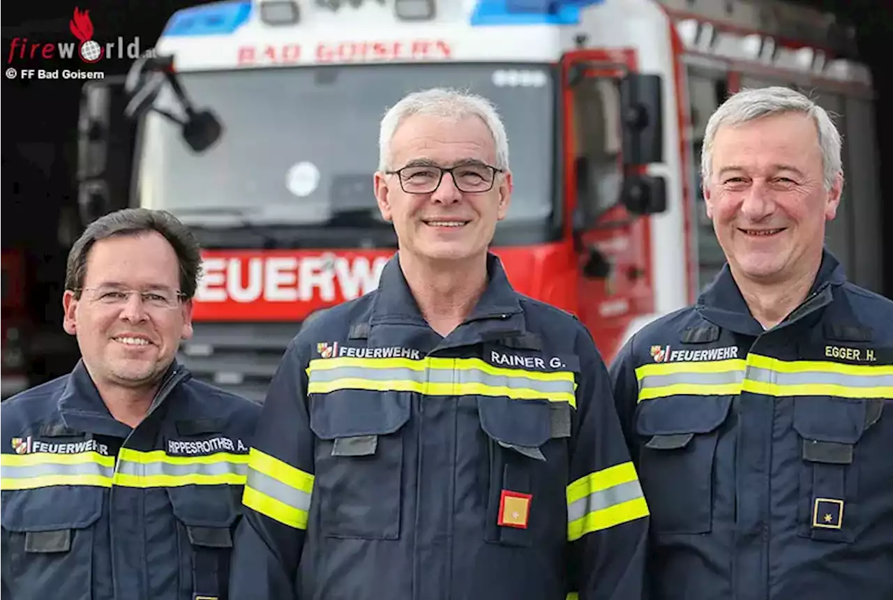 Oö: FF Bad Goisern: Langzeit-Führungs-Trio übergibt in jüngere Hände