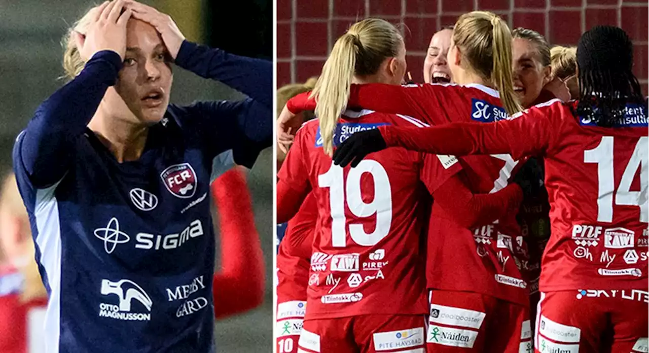 Missräkning för Rosengård - tappade seger mot Piteå efter sent misstag