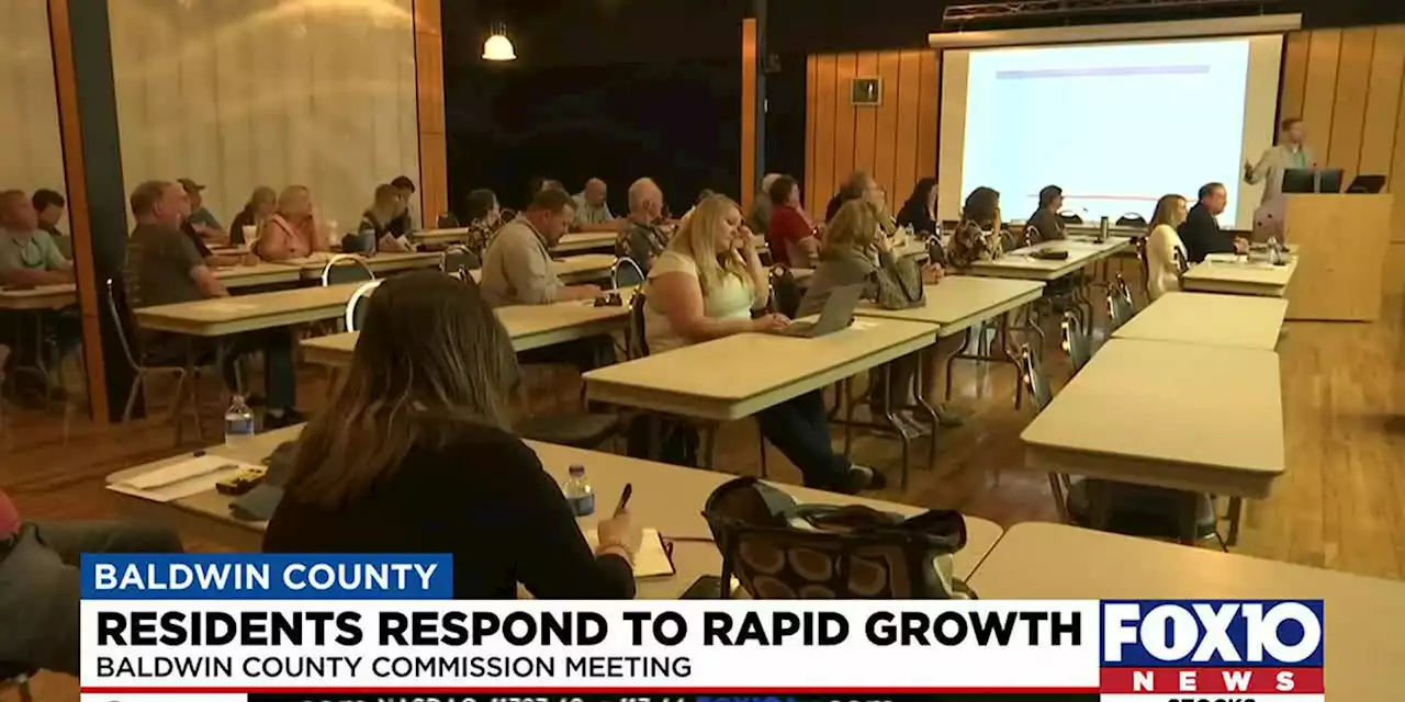 Baldwin County residents sharing thoughts on rapid growth