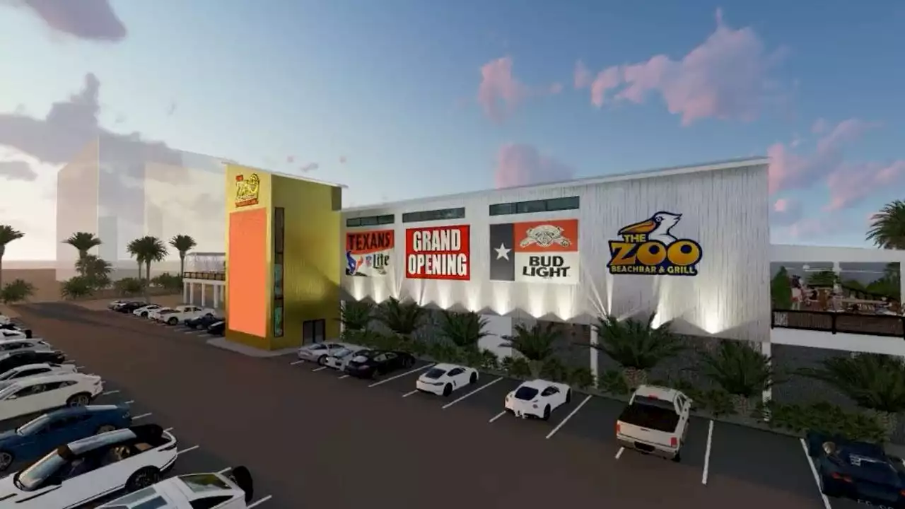 The Zoo Bar & Grill opening in 2024, phase 1 of beach resort development in Galveston County