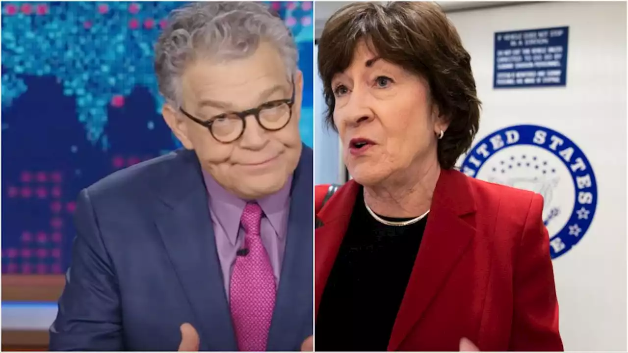 'Daily Show' Guest Al Franken Gives Susan Collins Blunt Reminder Of Her Failure