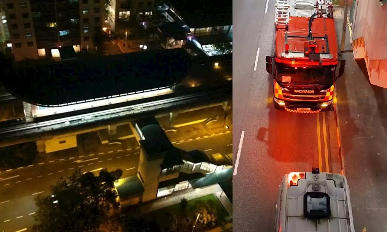 Woman's body found on Cove station train tracks, LRT service disrupted - Singapore News