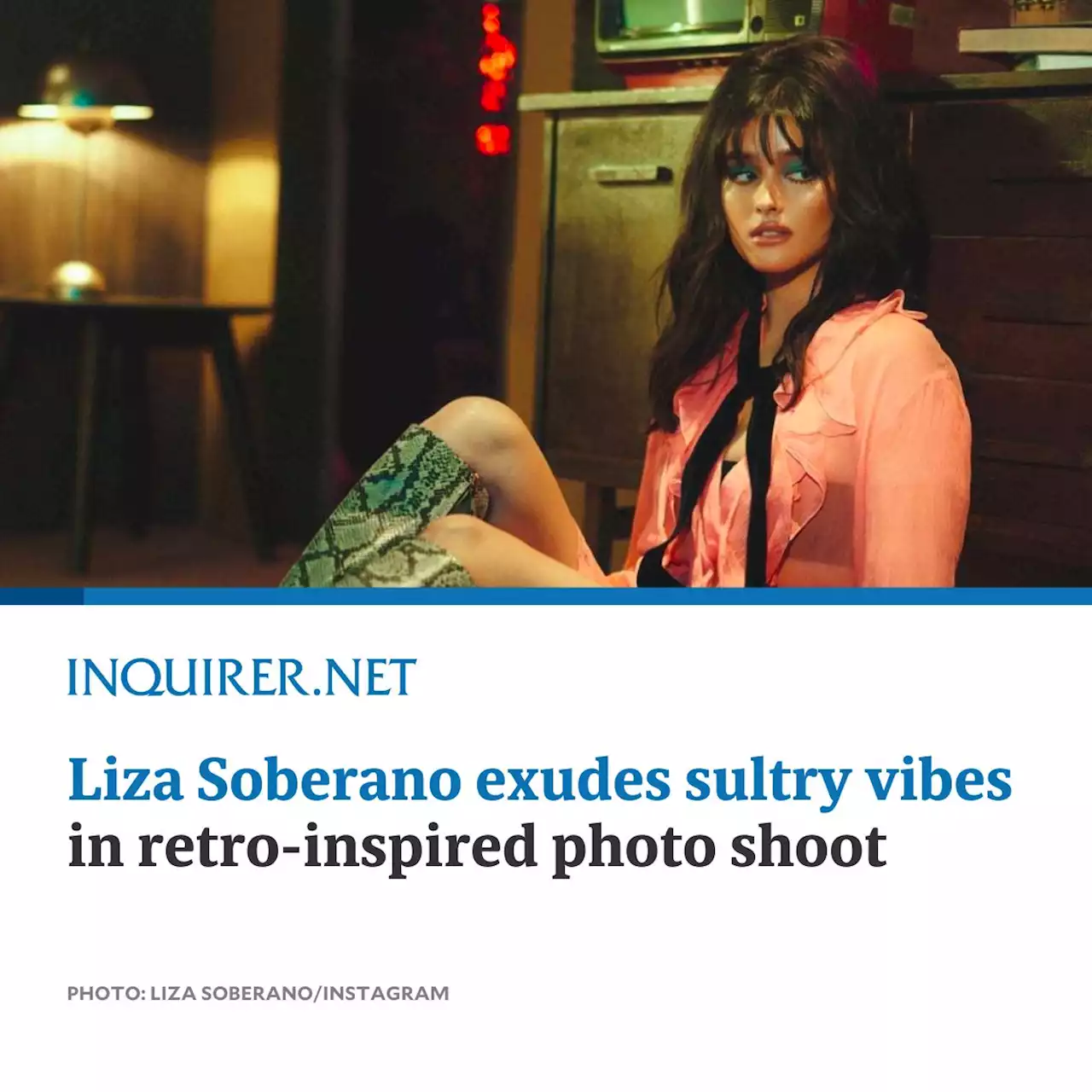 LOOK: Liza Soberano exudes sultry vibes in retro-inspired photo shoot