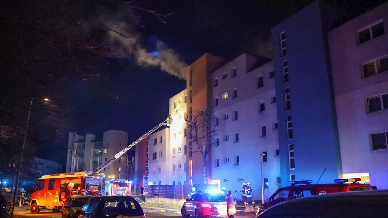 Welser Sprengmeister stand brennend am Balkon