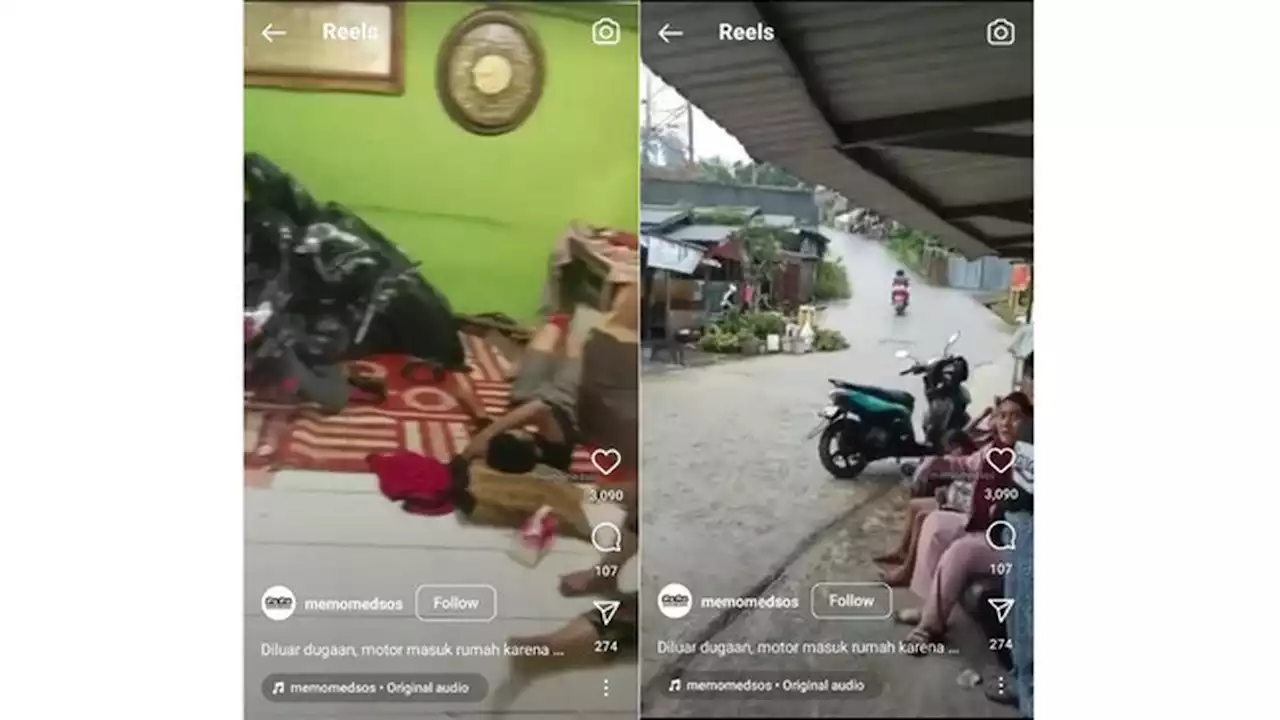 Viral Pengemudi Sepeda Motor Terjang Ruang Tamu Rumah Warga hingga Tak Berdaya