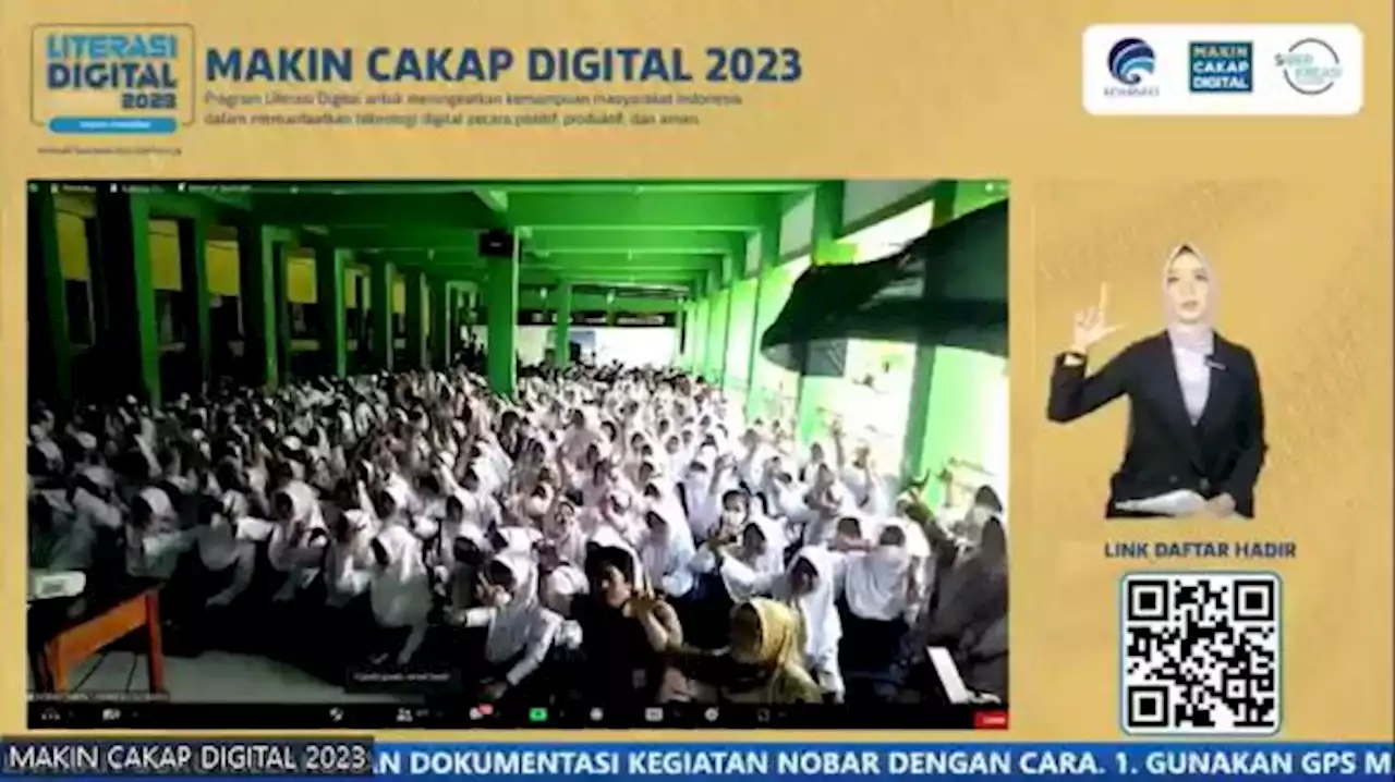 Kemenkominfo Gelar Literasi Digital Cermat Bermain Media Sosial di Sidrap