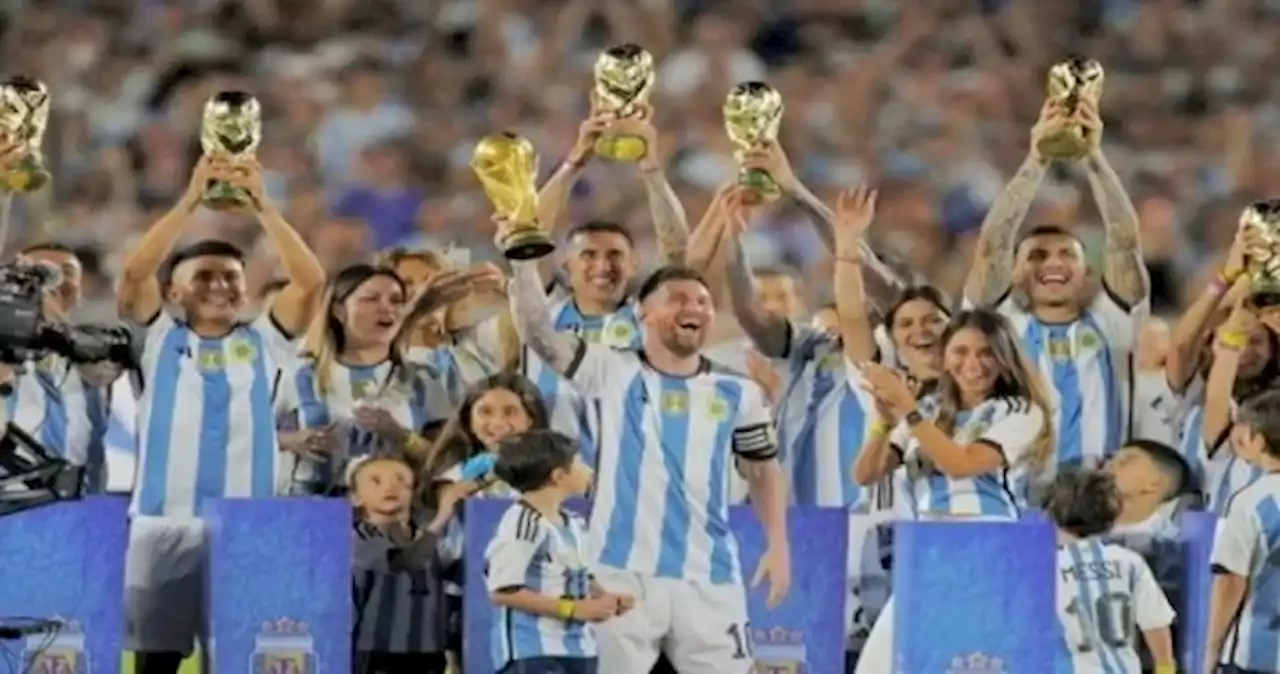 Lionel Messi agradece la cálida recepción de la afición argentina