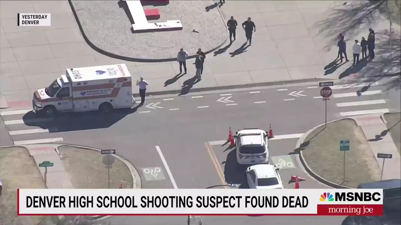 Denver high school shooting suspect found dead