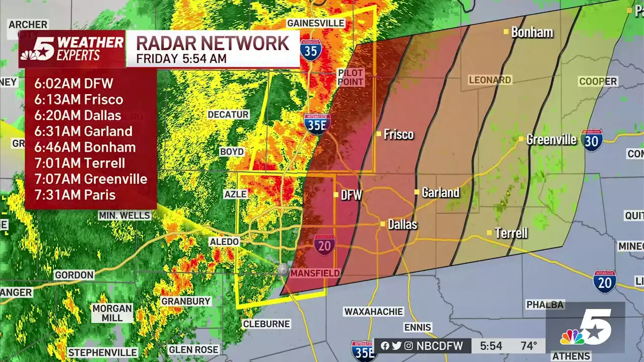 LIVE COVERAGE: Line of Severe Storms Marches Into North Texas