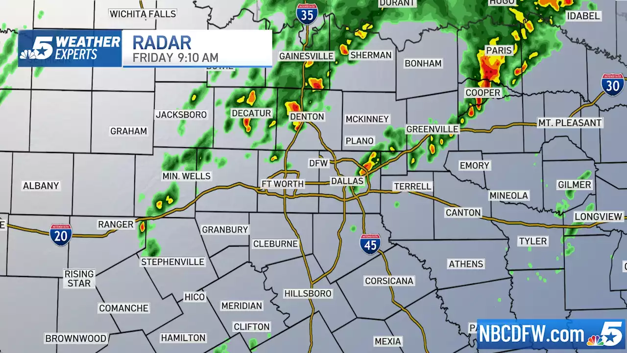 LIVE RADAR: Line of Severe Storms Marches Into North Texas