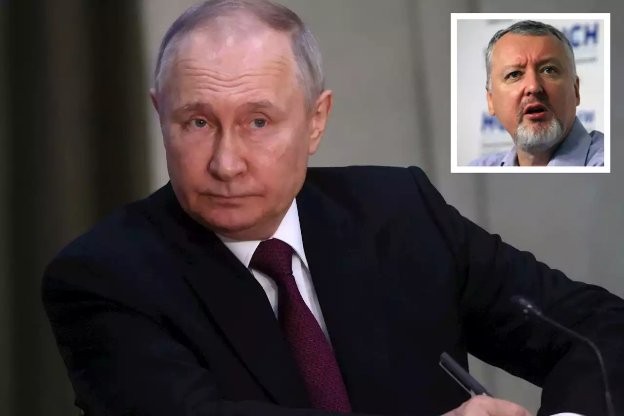 Putin will be strangled or arrested if Russia loses: Ex-Russian commander