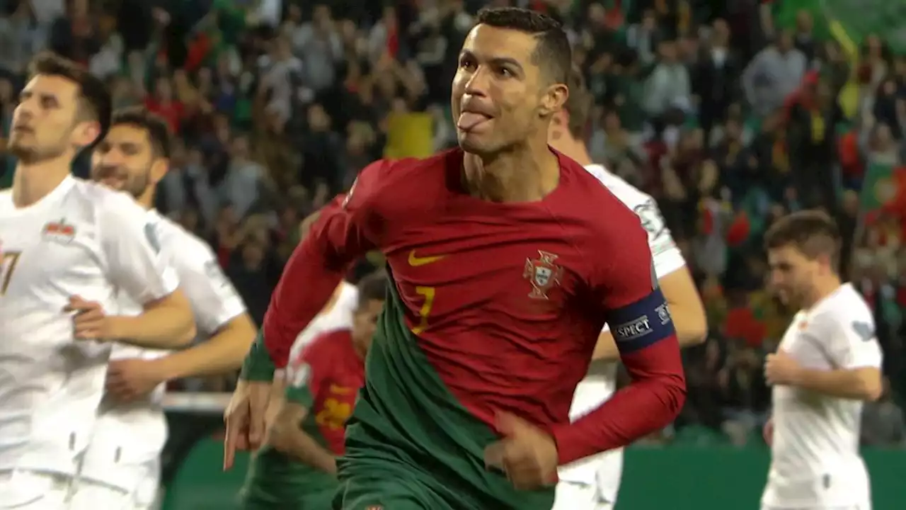 Ronaldo siert recordinterland op met twee doelpunten tegen Liechtenstein