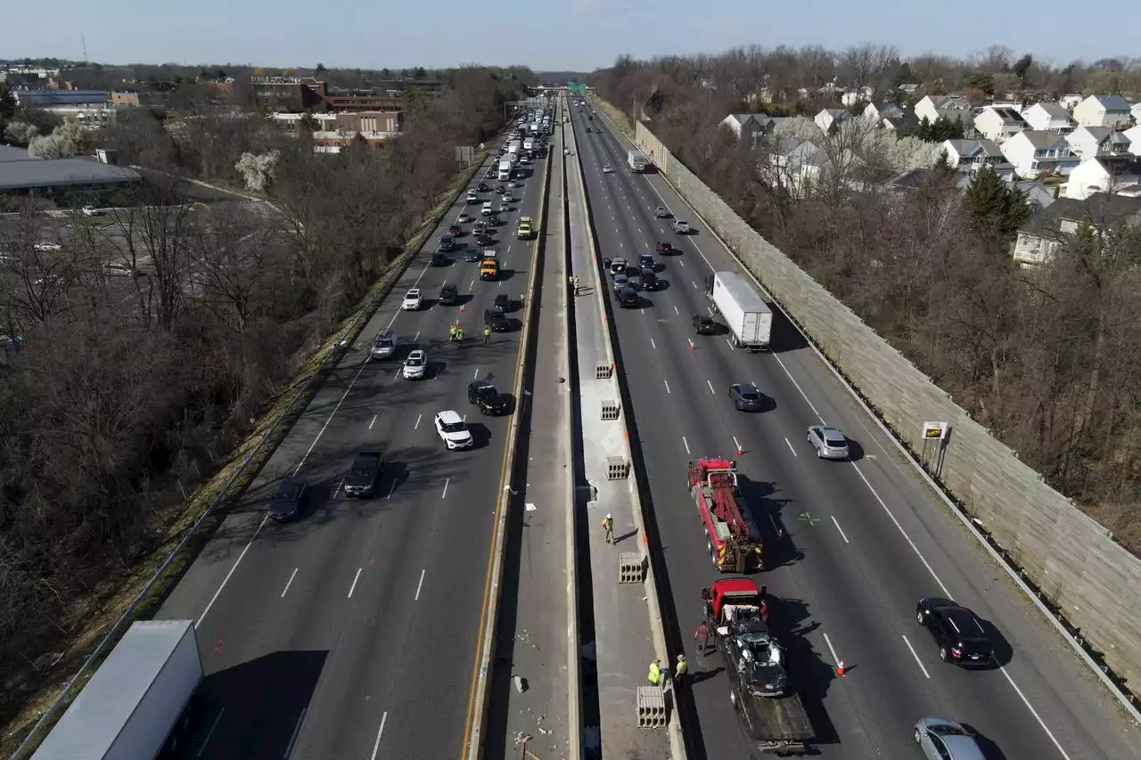 Crash pushed car into Maryland work zone, leading to 6 deaths: police