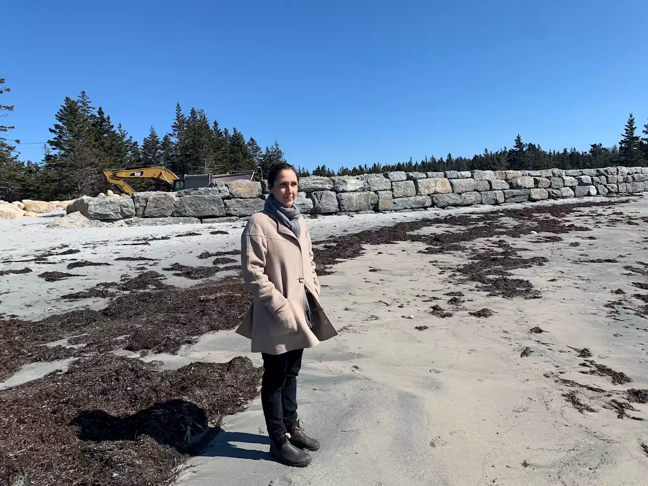 UPDATED: Sea wall going up near 'pristine coastline' in Nova Scotia sparks concern | SaltWire