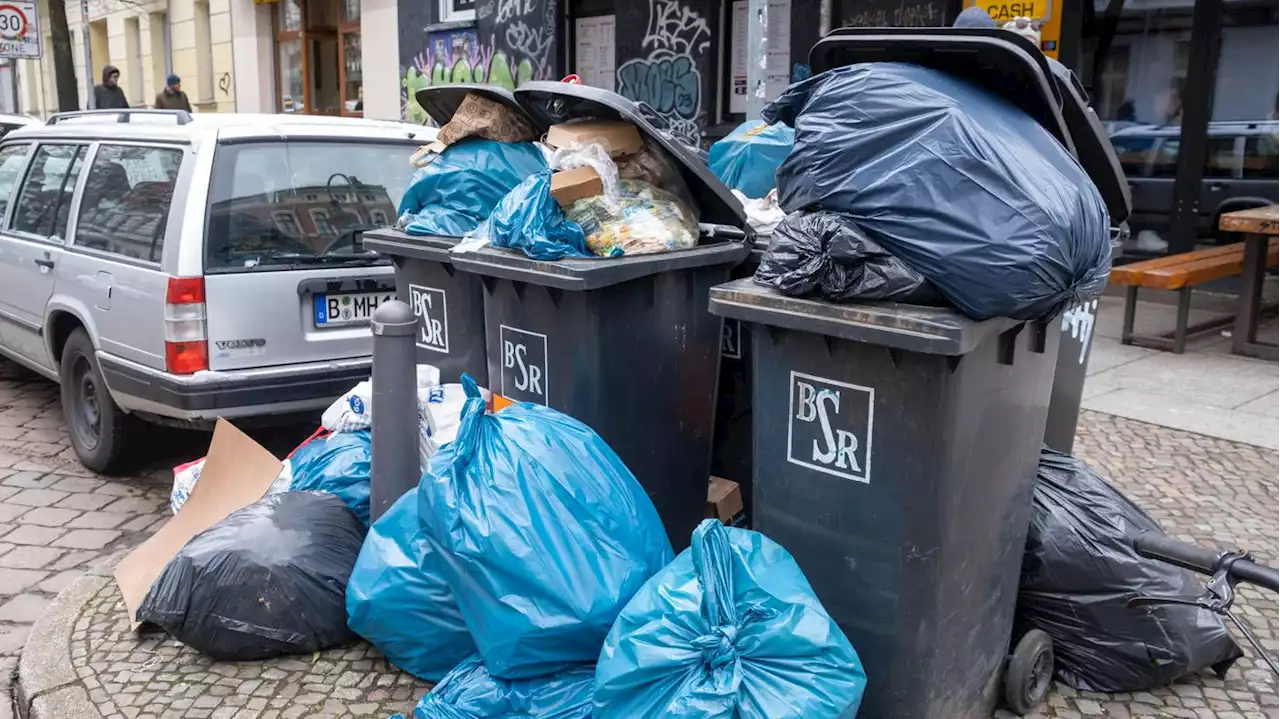 Warnstreik geht weiter: In Berlin wird auch am Freitag der Müll nicht abgeholt