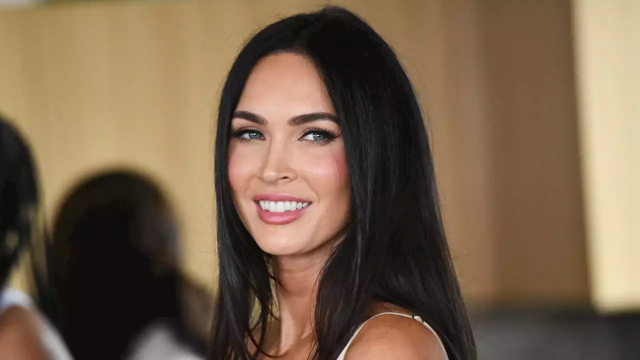 Megan Fox’s Latest Outfit Is Inspired by a Grandma’s Sofa