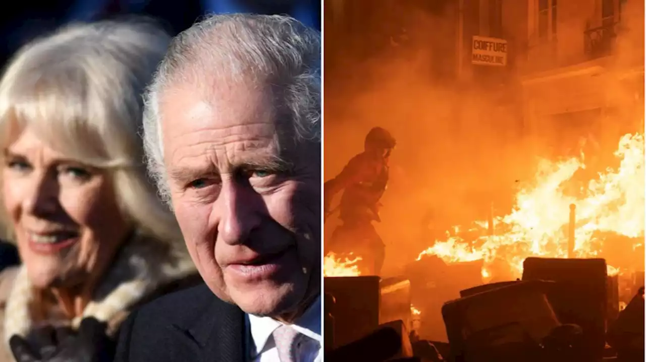 King Charles's Brexit visit to France cancelled because of violent pension protests