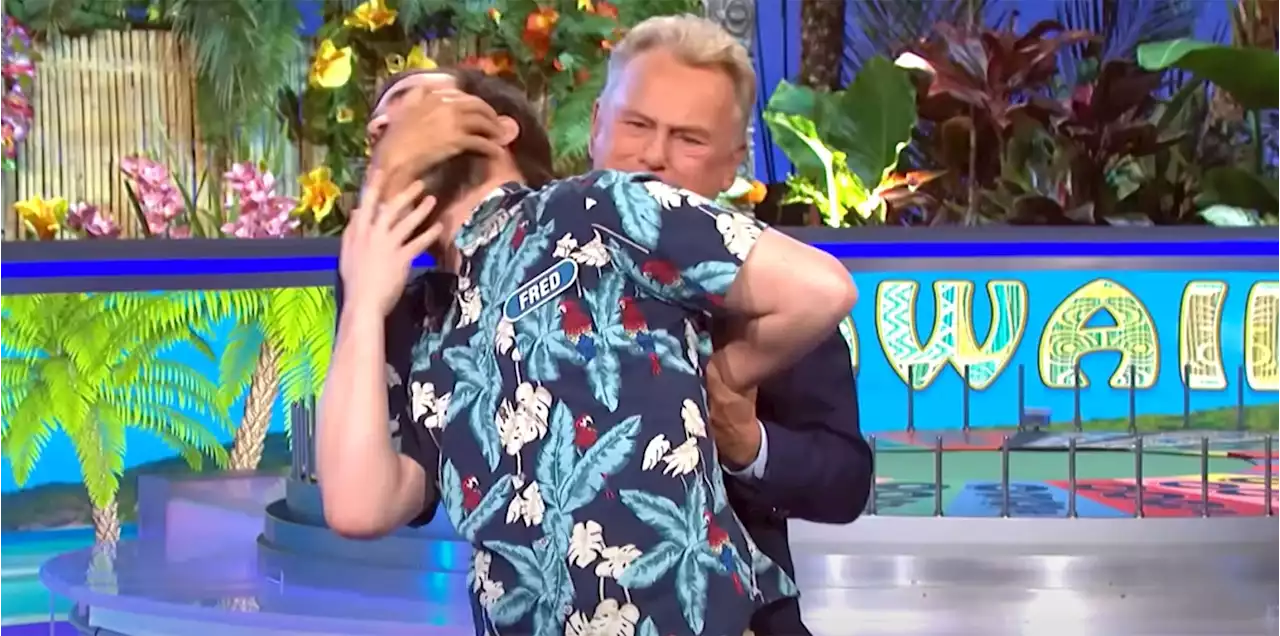 'Wheel of Fortune' host Pat Sajak tries to wrestle one contestant, berates another