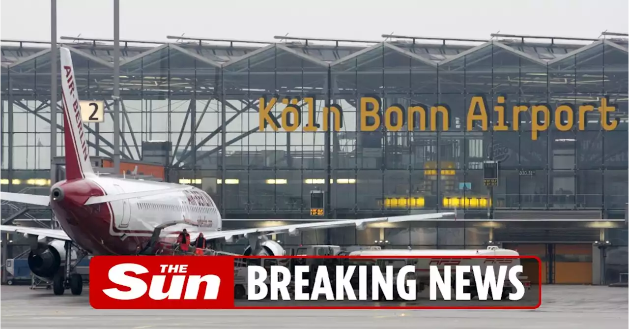 Driver 'mows down pedestrians' at Cologne airport with 2 cops among injured