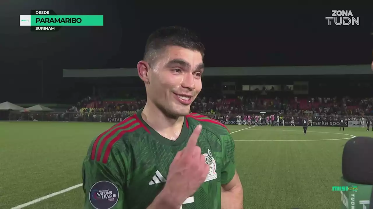 Johan Vásquez acepta nerviosismo en Selección Mexicana en debut de Diego Cocca